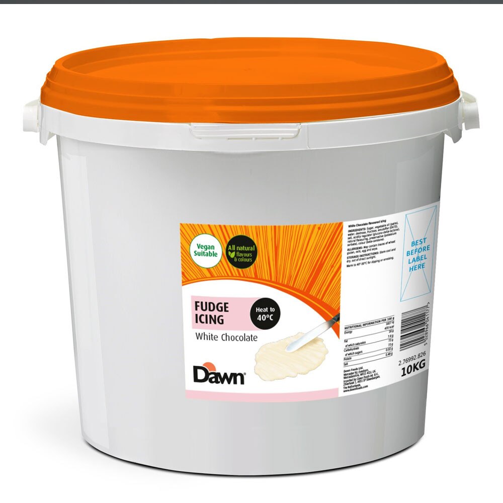 Dawn Foods Fudge Icing White Chocolate 10kg